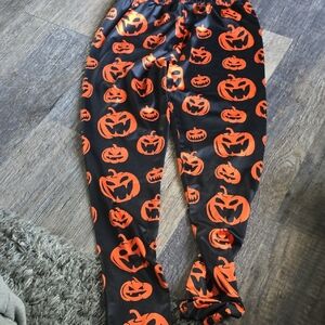 Halloween Pumpkin Print Leggings
